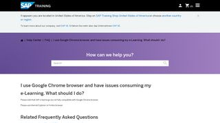 
                            8. I use Google Chrome browser and have issues consuming my e ...