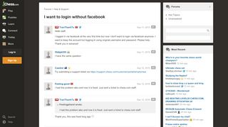 
                            2. I want to login without facebook - Chess Forums - Chess.com