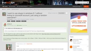 
                            12. I want to use skype in windows 8.1 without linking to microsoft ...
