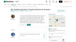 
                            10. I want to visit Shri Saibaba Sansthan Temple... - TripAdvisor