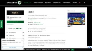 
                            5. i1SCR - Online Mobile Slot Games - GAMINGSAFE