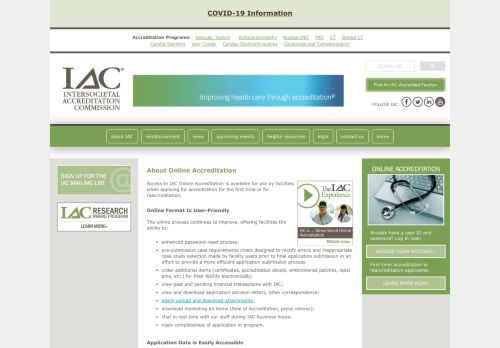 
                            11. IAC | About Online Accreditation