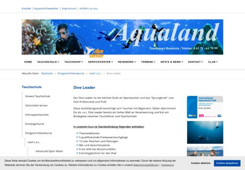 
                            13. i.a.c. Dive Leader - Aqualand Tauchsport