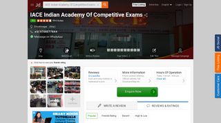 
                            5. IACE Indian Academy Of Competitive Exams, Dilsukhnagar - Tutorials ...