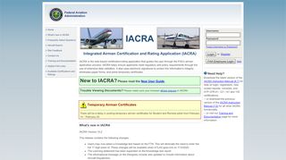 
                            2. IACRA - Federal Aviation Administration