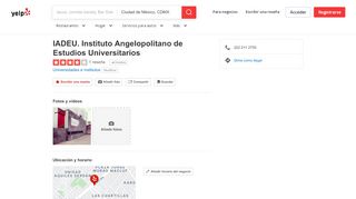 
                            5. IADEU. Instituto Angelopolitano de Estudios Universitarios - Yelp