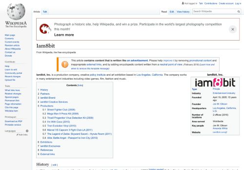 
                            9. Iam8bit - Wikipedia