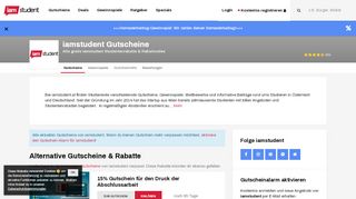 
                            5. iamstudent Gutscheine und Gewinnspiele Februar 2019 - iamstudent