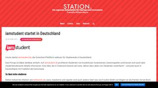 
                            7. iamstudent startet in Deutschland - Station