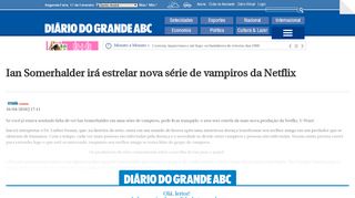 
                            6. Ian Somerhalder irá estrelar nova série de vampiros da Netflix - Diário ...