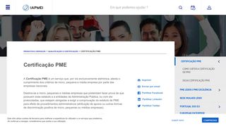 
                            9. IAPMEI - Certificação PME