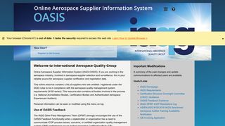
                            10. IAQG OASIS - Login - International Aerospace Quality Group