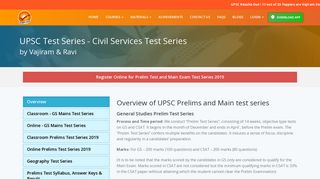 
                            5. IAS/ UPSC 2019 Test Series - Vajiram & Ravi