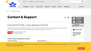 
                            2. IATA - Portal del Cliente