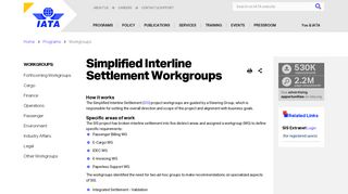 
                            8. IATA - Simplified Interline Settlement Workgroups