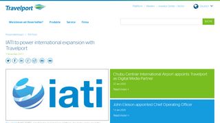 
                            7. IATI to power international expansion with Travelport | Travelport