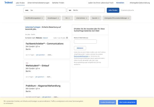 
                            13. Iav Jobs in Berlin - Februar 2019 | Indeed.com