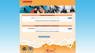 
                            5. iAVRD Forgotten Your Password ? User Id : Please Enter User Id ...