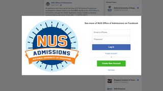 
                            10. IB applicants who have sat for the May... - NUS Office of Admissions ...