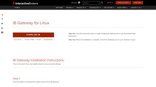 
                            11. IB Gateway | Interactive Brokers