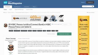 
                            5. IB HSBC Pessoa Jurídica (Connect Bank) e HSBC Pessoa Física com ...