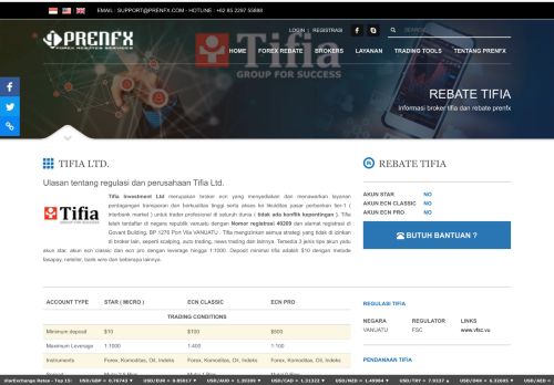 
                            10. IB Tifia Indonesia Rebate Cashback Tifia s.d $15 Terbesar ...