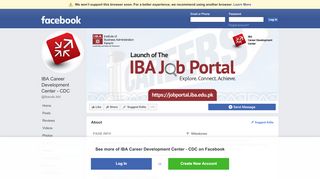 
                            10. IBA Career Development Center - CDC - About | Facebook