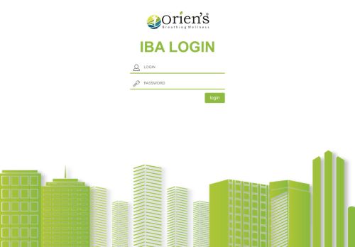 
                            11. IBA Login - Oriens