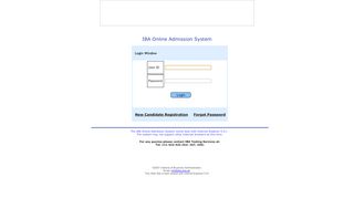 
                            7. IBA Online Admission System