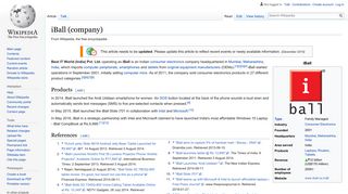 
                            4. iBall (company) - Wikipedia