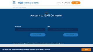 
                            6. IBAN Converter - Hellenic Bank