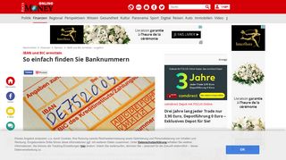 
                            9. IBAN und BIC ermitteln - so geht's - FOCUS Online