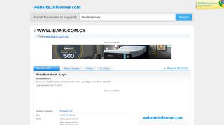 
                            6. ibank.com.cy at WI. usb ibank - Login - Website Informer