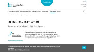 
                            6. IBB Business Team GmbH - Investitionsbank Berlin