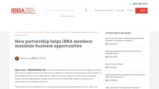 
                            5. IBBA and BizMiner Partner to Maximize Business Opportunities for ...