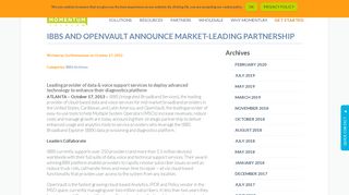 
                            8. IBBS and OpenVault Announce Market-Leading Partnership ...