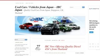 
                            10. IBC Japan | Used Cars / Vehicles from Japan - IBC Japan