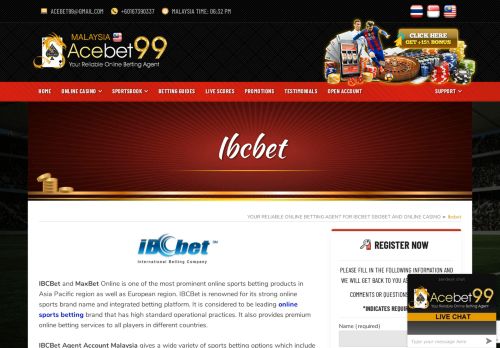 
                            7. Ibcbet Agent Account Malaysia | Best Ibcbet Agent in Malaysia