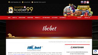 
                            9. Ibcbet Agent Account Singapore | Best Ibcbet Agent in Singapore