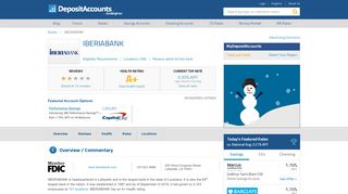 
                            12. IBERIABANK Reviews and Rates - Deposit Accounts