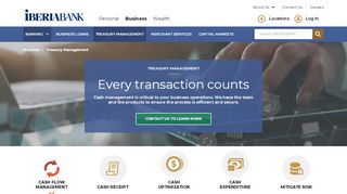 
                            9. IBERIABANK | Treasury Management