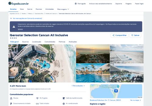 
                            7. Iberostar Cancun All Inclusive: Preços, promoções e comentários ...