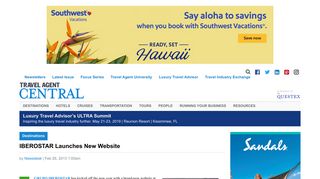 
                            12. IBEROSTAR Launches New Website | Travel Agent Central