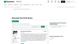 
                            6. Iberostar the Club Scam - Timeshares / Holiday Rentals Forum ...
