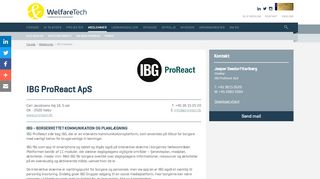 
                            4. IBG ProReact - Welfare Tech