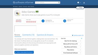 
                            10. ibibo Games Download - Play games on your PC or computer