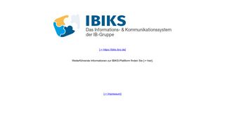 
                            1. IBIKS - IB Informations- und Kommunikationssystem