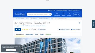 
                            13. ibis budget Hotel Köln Messe (Köln) • HolidayCheck (Nordrhein ...