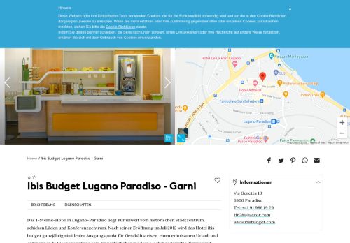 
                            12. Ibis Budget Lugano Paradiso - Garni | ticino.ch