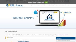 
                            1. IBL On Line | IBL Banca
